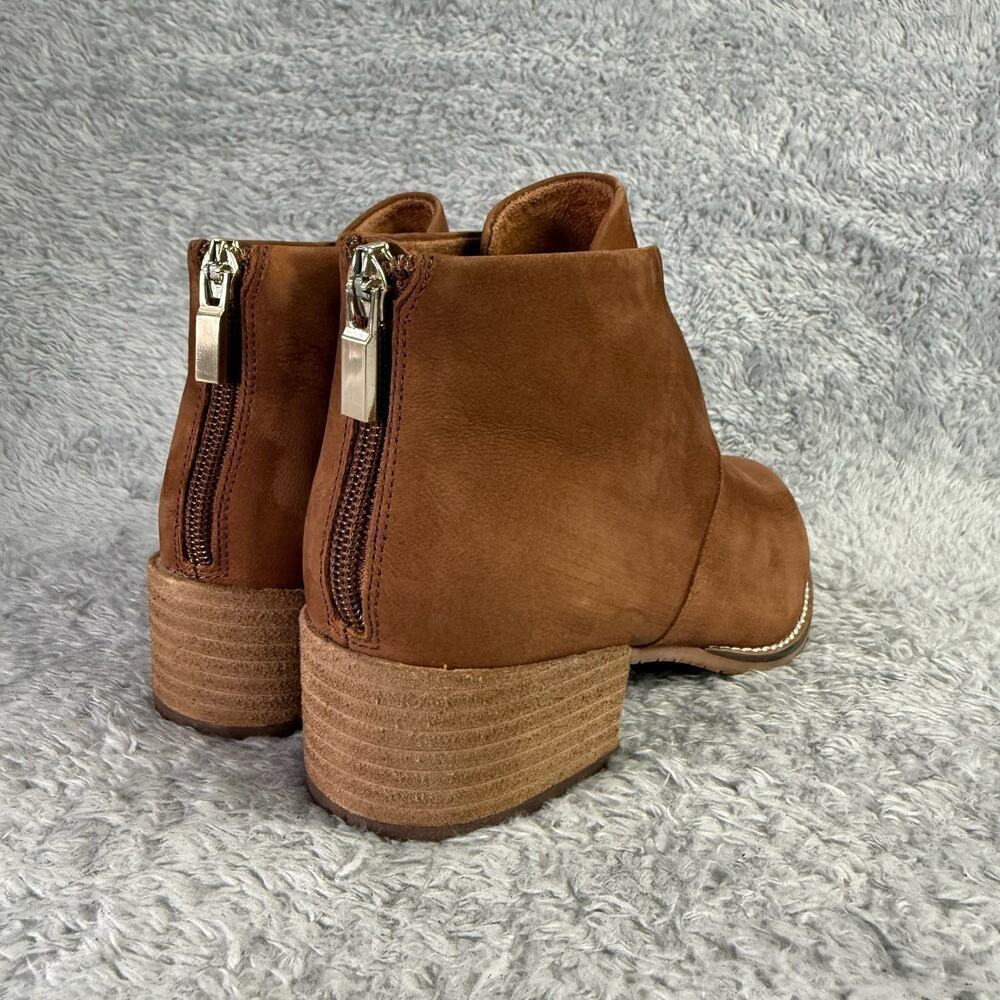 Softwalk Tilden Ankle Boots Women's Brown Leather Booties Size 8 M - Picture 9 of 10